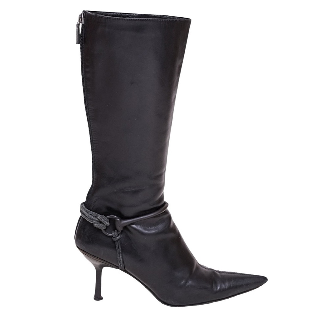 Gucci Tom Ford Knee High Horse Bite Leather Boots size 7